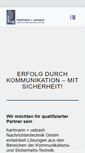 Mobile Screenshot of hu-gmbh.de